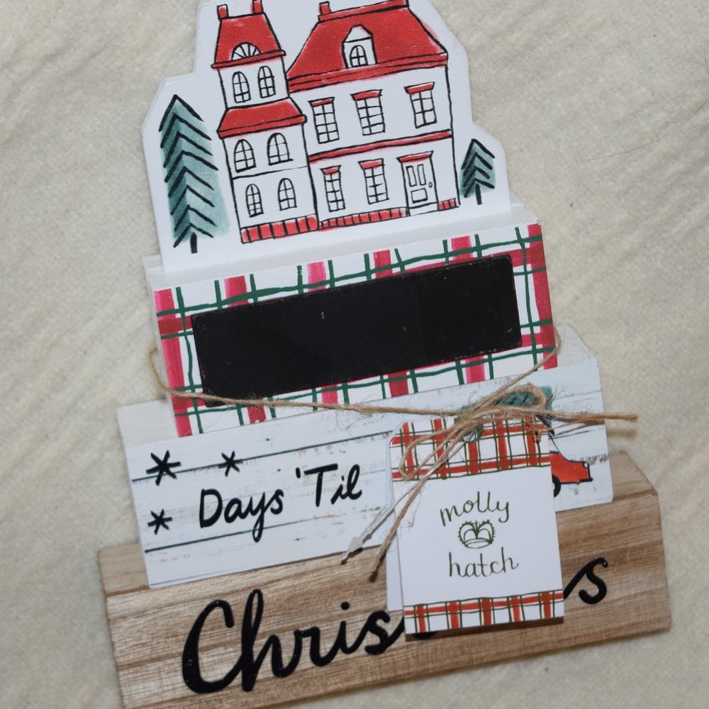 NEW Anthropologie Molly Hatch Whimsical Wood Christmas Decor Car House Tree G5 - Picture 6 of 10